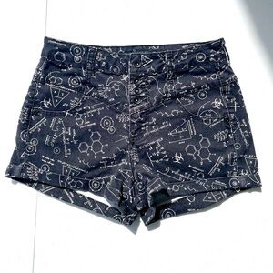 Blackheart Chemistry Print Shorts Size 7